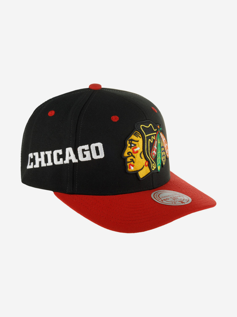 Бейсболка MITCHELL NESS HHSS7311-CBHYYPPPBLCK Chicago Blackhawks NHL