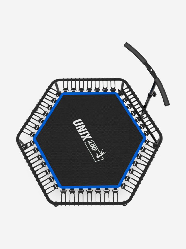 Батут спортивный для фитнеса и джампинга UNIX Line Fitness 125 см, синий