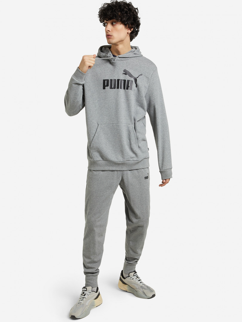 Худи мужская PUMA ESS Big Logo 26017120299 Серый, размер 44, 46,46, 48,50, 52,52, 54, фото 3