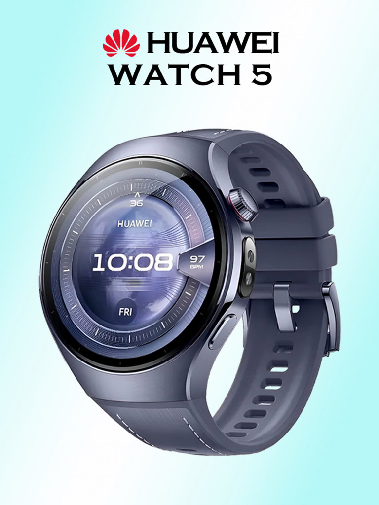 Умные часы HUAWEI Watch 5, 42 мм, фиолетовый