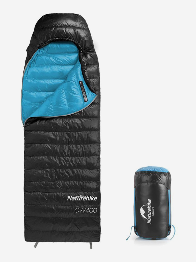 Спальный мешок теплый Naturehike CW400, ширина 75 см