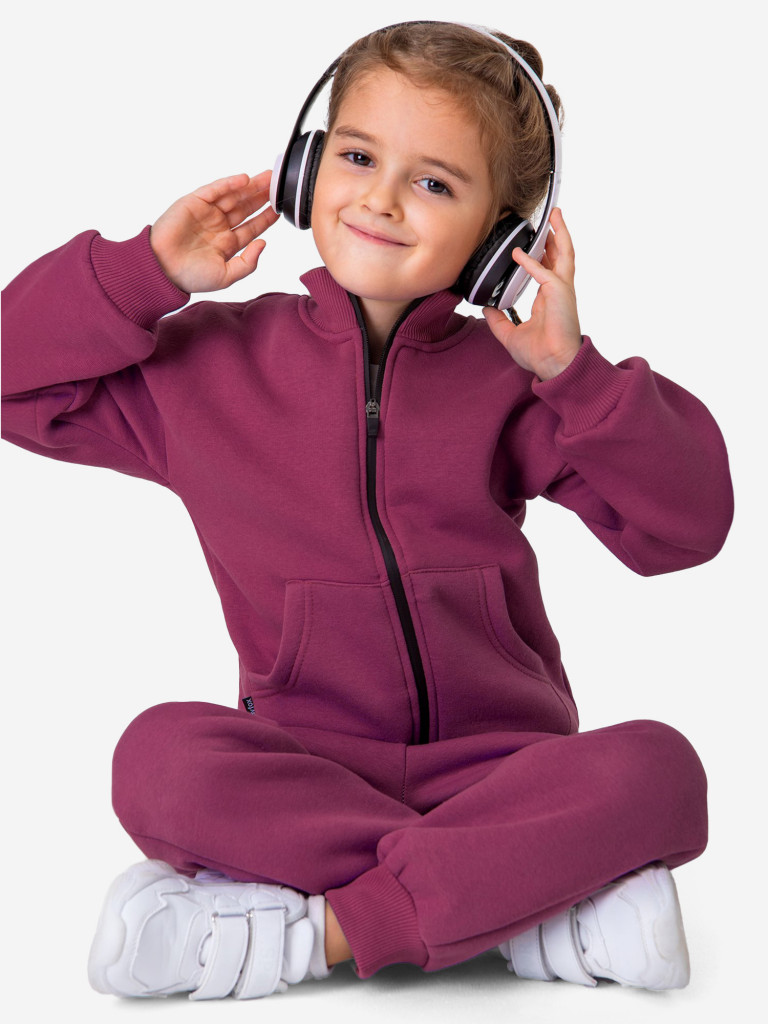 Костюм спортивный для девочек теплый с начесом Happyfox