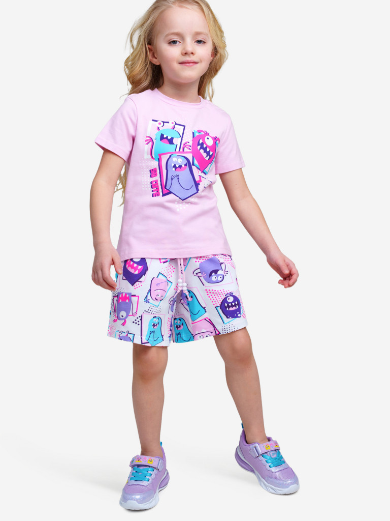 Комплект Playtoday для девочки: футболка, шорты
