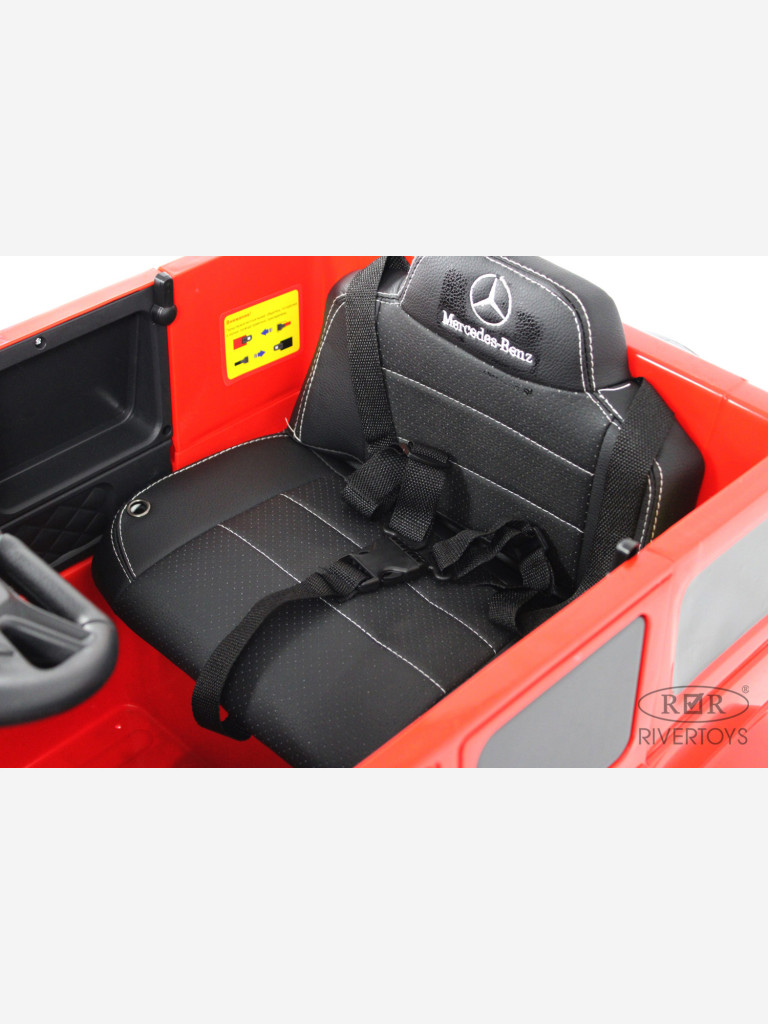 Детский электромобиль RIVERTOYS Mercedes-AMG G63(G222GG) красный