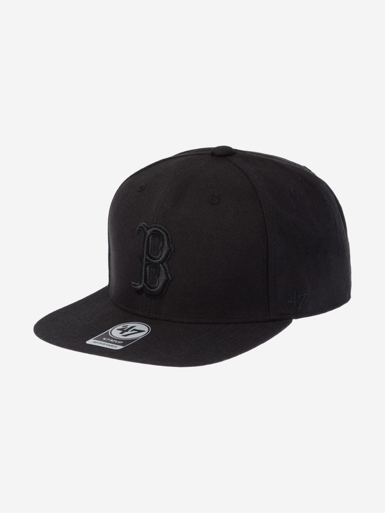 Бейсболка с прямым козырьком 47 BRAND B-NSHOT02WBP-BKBK Boston Red Sox MLB