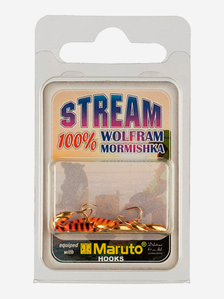 Мормышка Helios вольфрамовая Рижский банан с ушком крашеная 4мм 1,10г 147 (MW-2040-147), 10 штук в упаковке