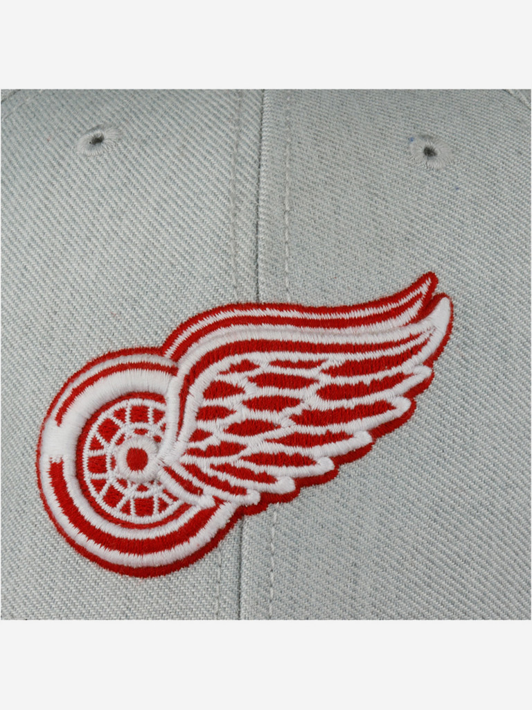 Бейсболка 47 BRAND H-MUNSN05WHS-GY Detroit Red Wings NHL (серый)