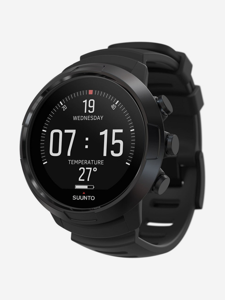 Компьютер для дайвинга SUUNTO D5 ALL BLACK/сталь, черный/черный ремешок (SS050192000)