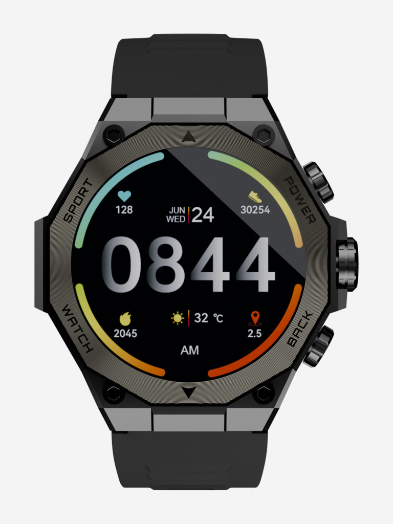 Умные смарт часы фитнес-браслет CGWatch Force, CaseGuru