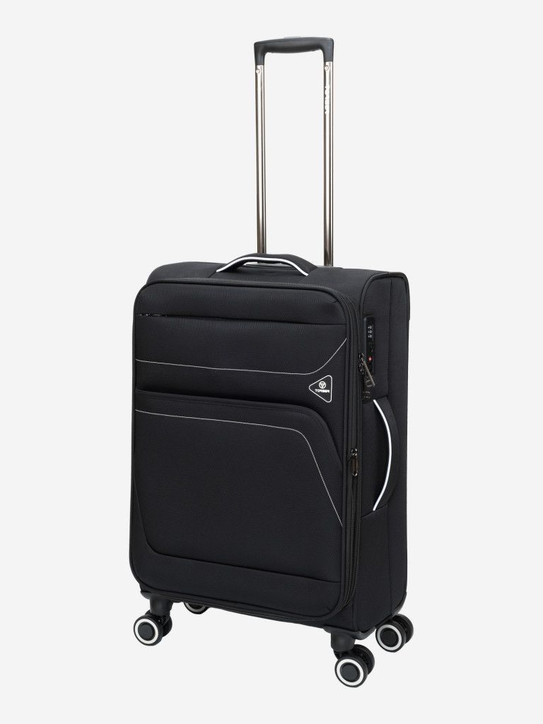 Чемодан TORBER Nero чёрный 63 л