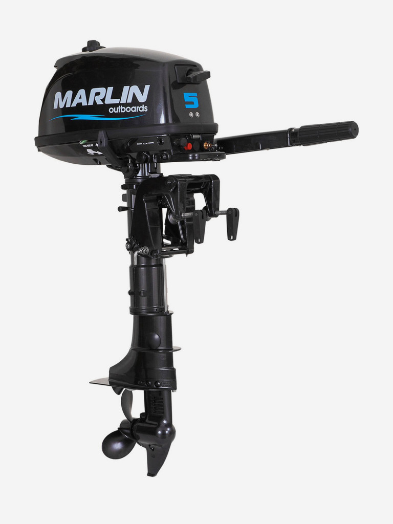 Лодочный мотор MARLIN MP 5 AMHS, бензиновый, 2-х тактный, 5 л.с.
