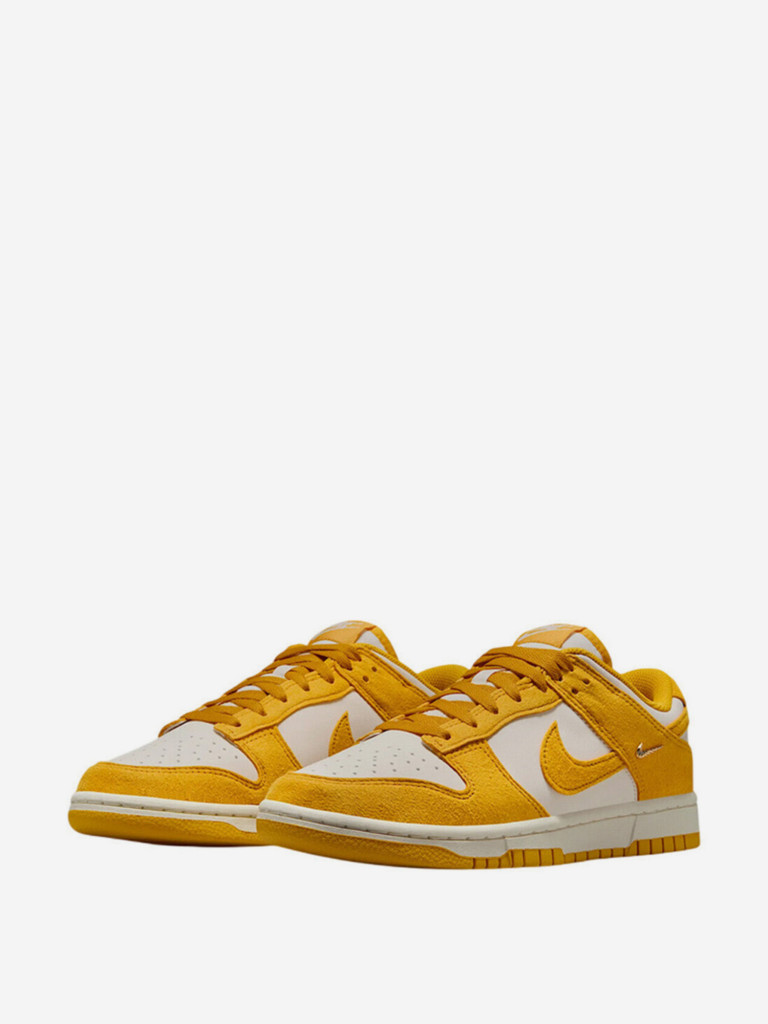 Кроссовки Nike Dunk Low Wmns Dark Sulfur Gold Mini Swoosh