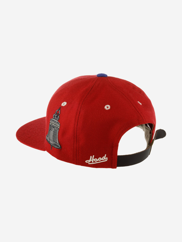Бейсболка с прямым козырьком HOOD 106-MWL003-PA004-CM Fresh West Philly (красный)