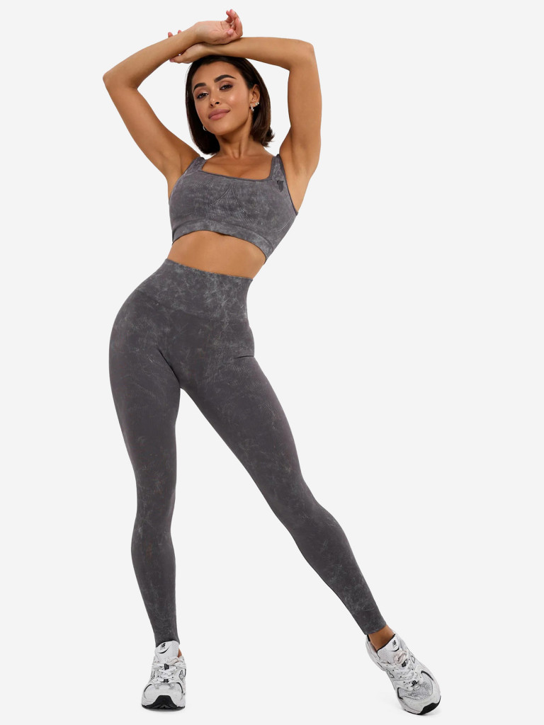 Лосины женские Bona Fide: Marble Leggings "Gray"