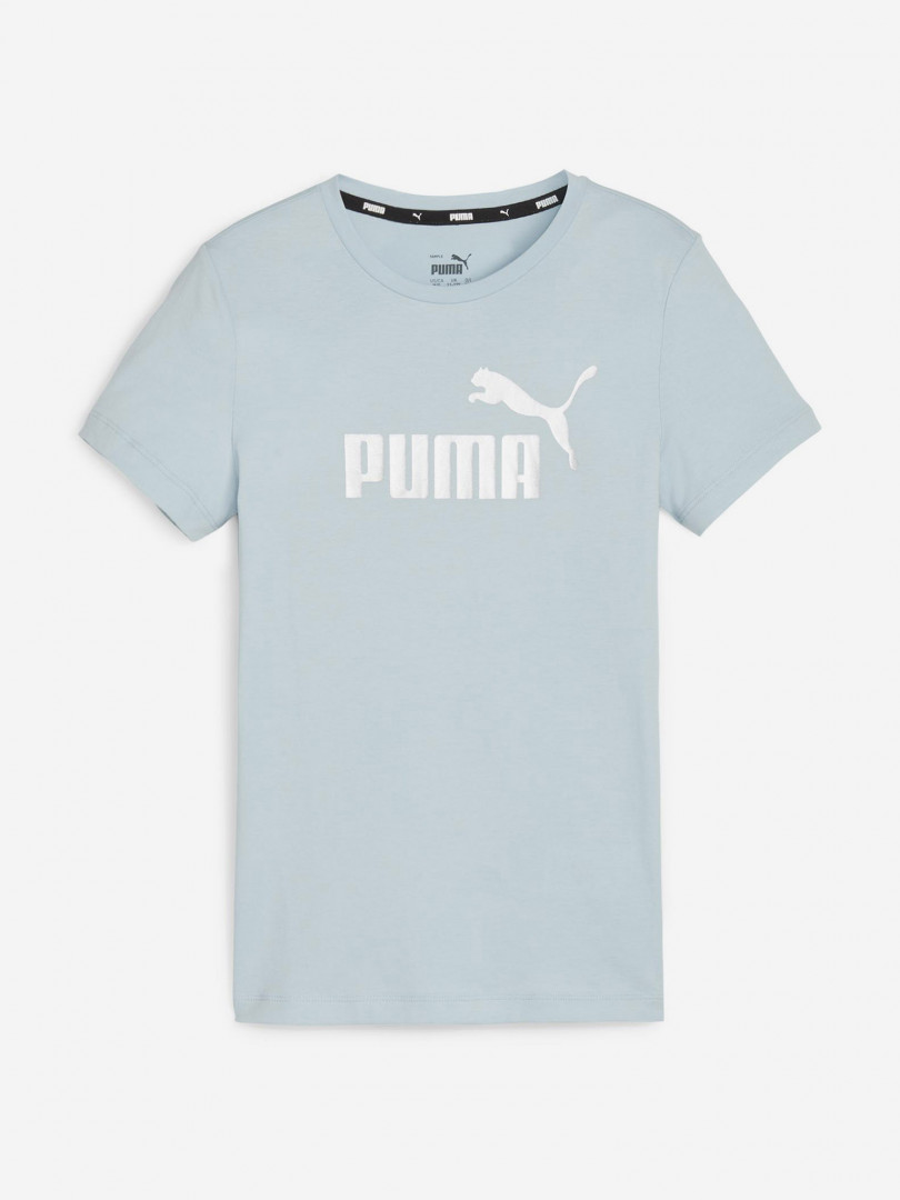фото Футболка для девочек puma ess, голубой