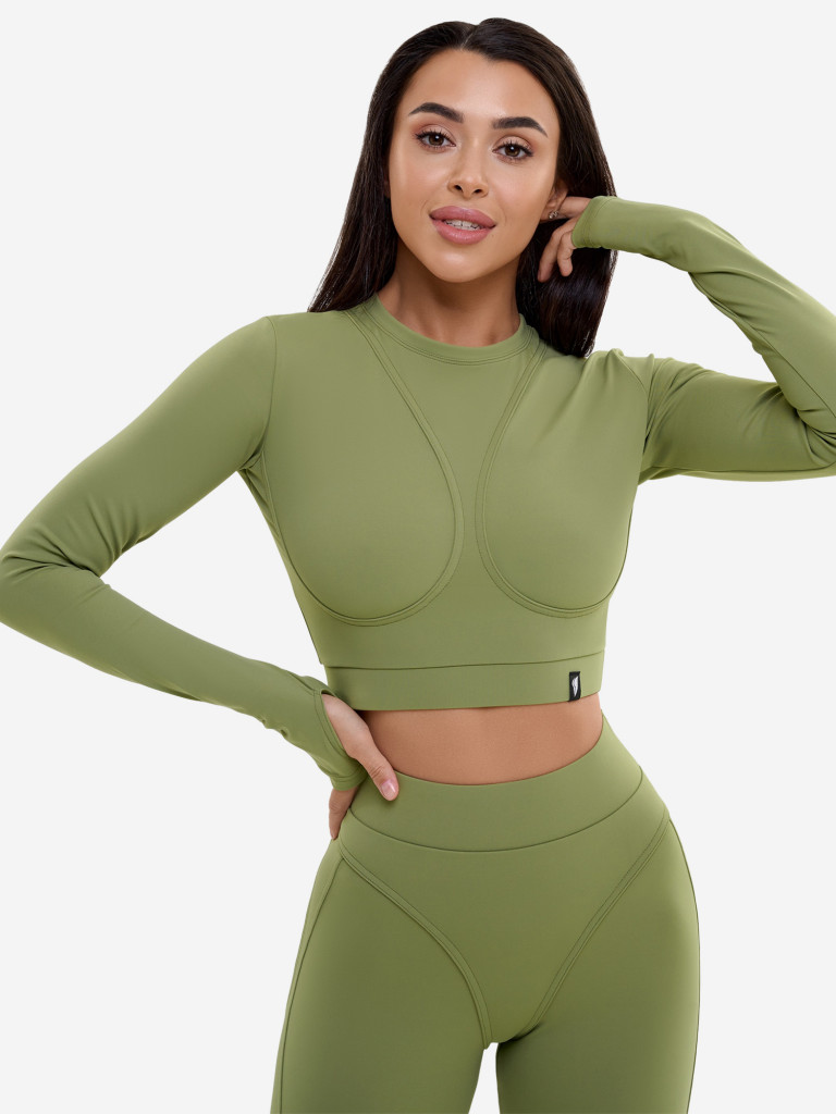 Рашгард женский Bona Fide: Rashguard Extra Sex "Olive"