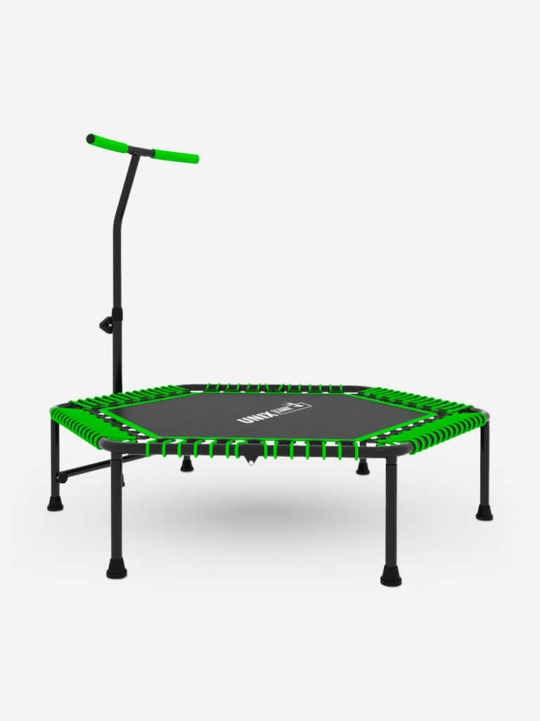 Батут спортивный для фитнеса и джампинга UNIX Line Fitness 125 см, зеленый