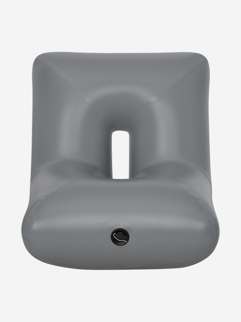 Надувное кресло в лодку ПВХ серое