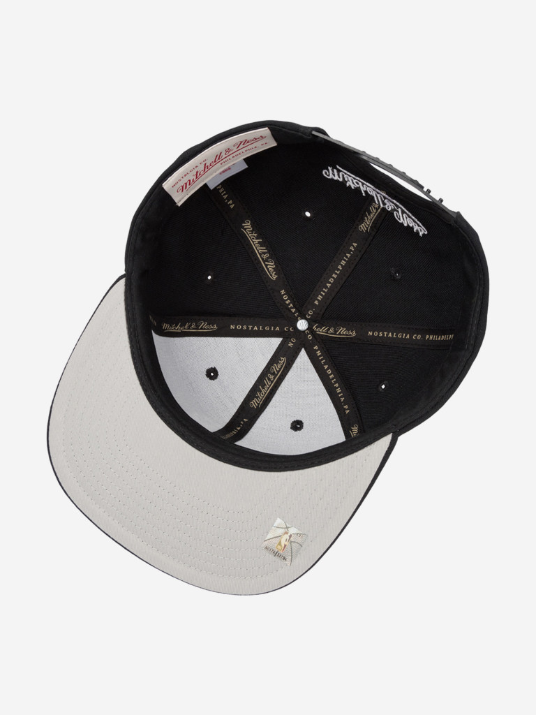 Бейсболка с прямым козырьком MITCHELL NESS HS8549-TRABLCK Toronto Raptors NBA (черный)