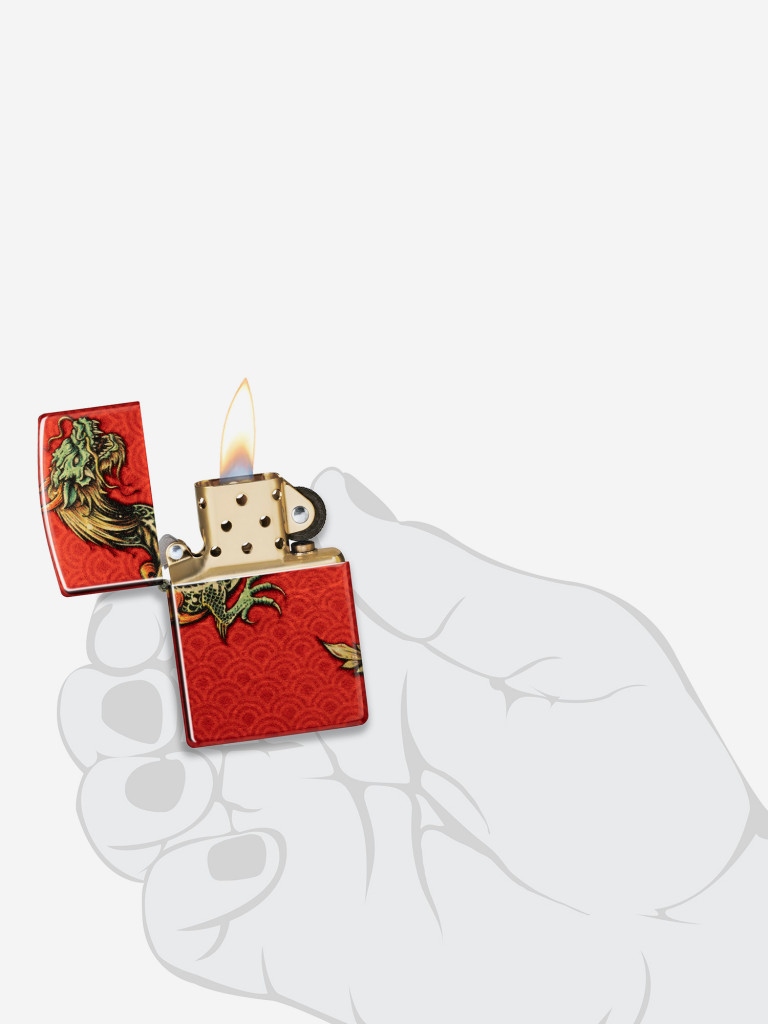 Зажигалка бензиновая ZIPPO 48513 Dragon