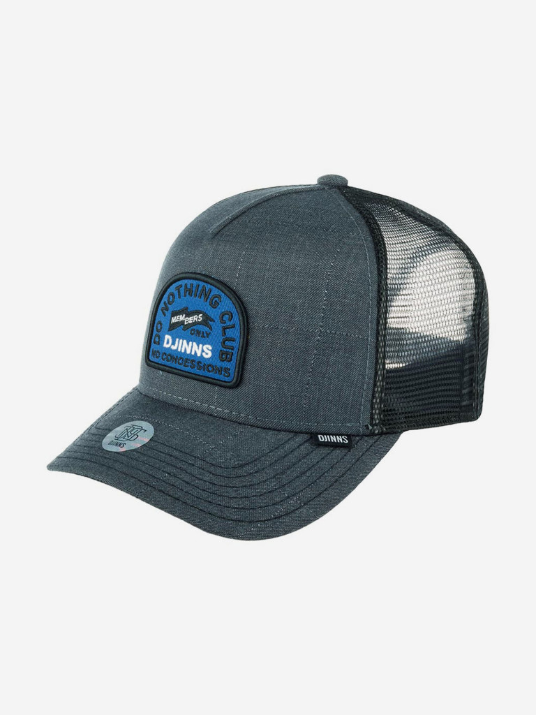 Бейсболка с сеточкой DJINNS HFT Cap DNC Ox-Diamond (серый)
