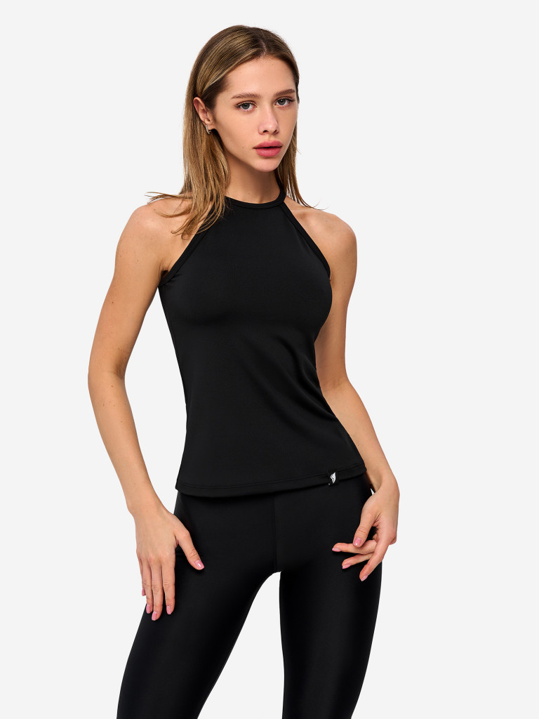 Майка женская Bona Fashion Halter Top "Black"