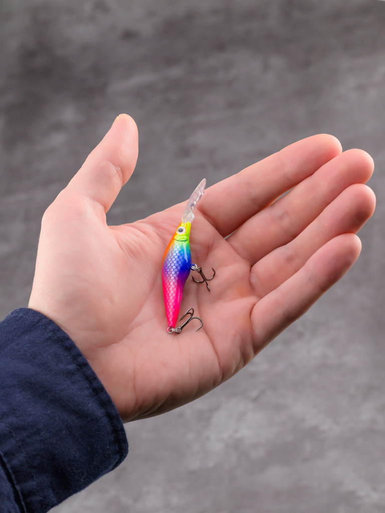 Воблер Akara Fang 50F минноу плавающий на окуня, голавля, форель 3,5гр A67