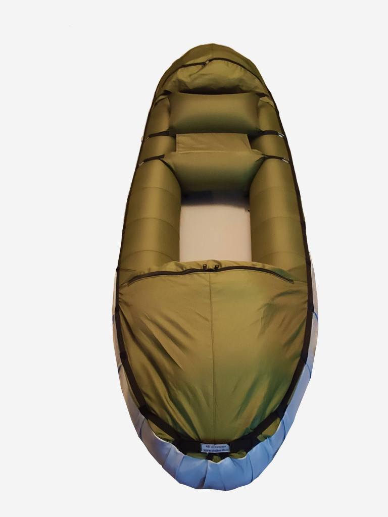 Байдарка Налим-150, баллоны ПУ, цвет зеленый
