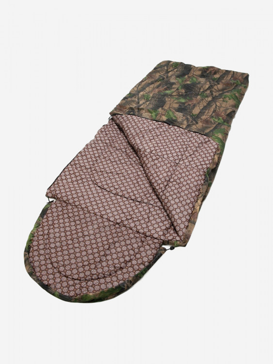 Спальный мешок Huntsman Standart зимний утепленный с подголовником одноместный (до -10) для охоты и рыбалки