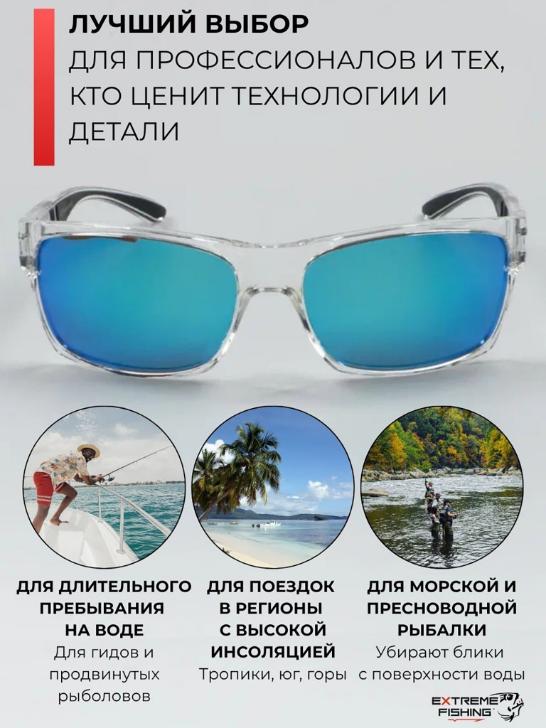 Очки поляризационные солнцезащитные Extreme Fishing Addiction ADD-321