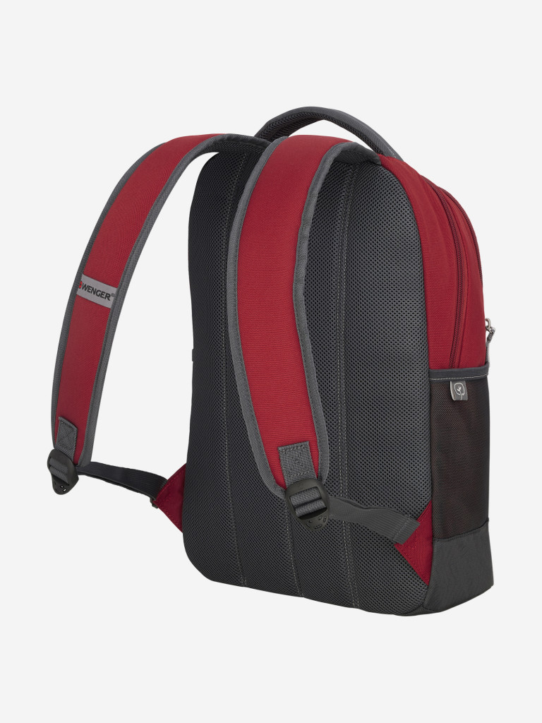 Рюкзак WENGER NEXT Tyon 16", красный/антрацит, переработанный ПЭТ/Полиэстер, 32х18х48 см, 23 л.