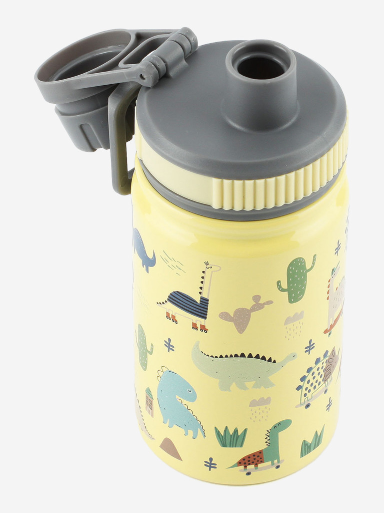 Термобутылка LP Thermoproducts Kids Dino, 0.35 л, желтая