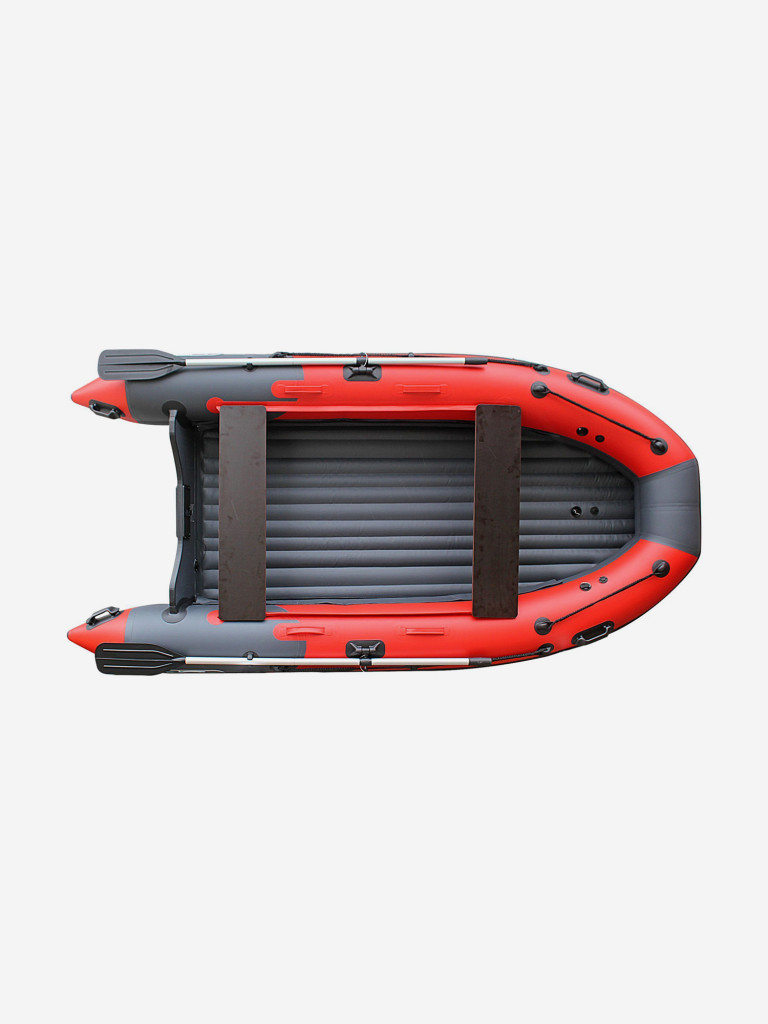 Лодка Reef Skat Triton (Риф Скат Тритон) 370 без фальшборта, серо-красная