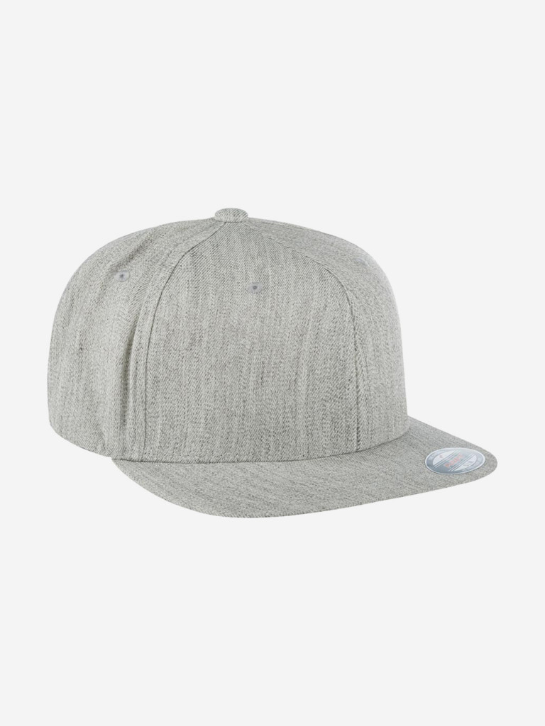 Бейсболка с прямым козырьком FLEXFIT 6277FV (серый)