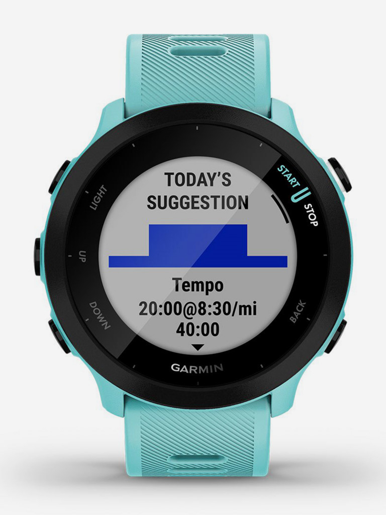 Спортивные наручные часы Garmin Forerunner 55 Aqua