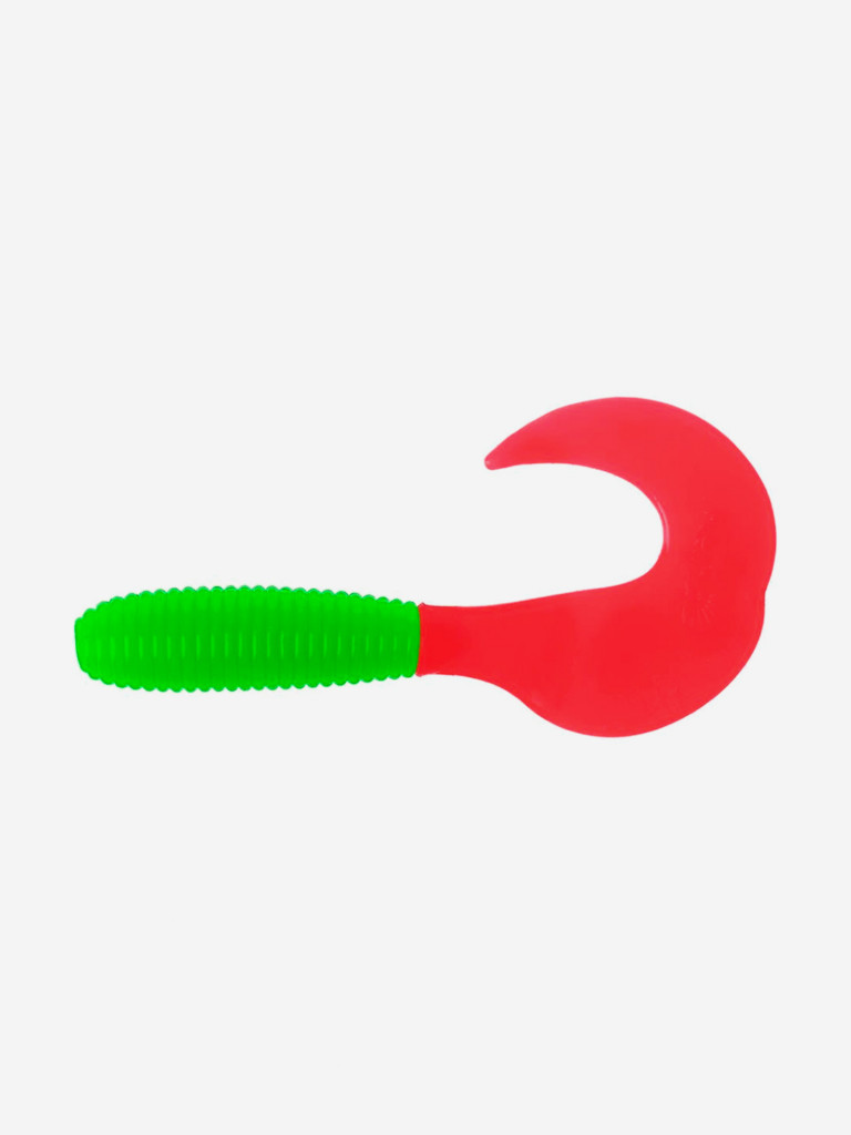 Мягкая приманка Helios Credo, 3,35'' / 8,5 см, Lime & Red, 100 шт (HS-11-021-N)