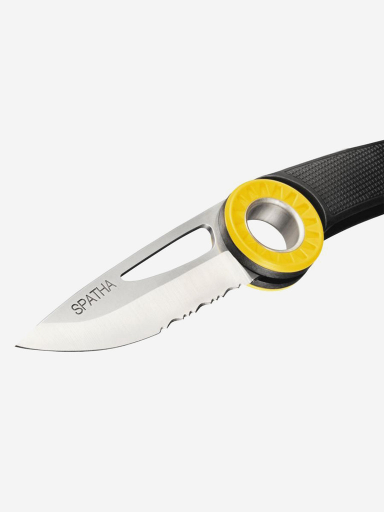 Нож туристический Petzl Spatha, черный
