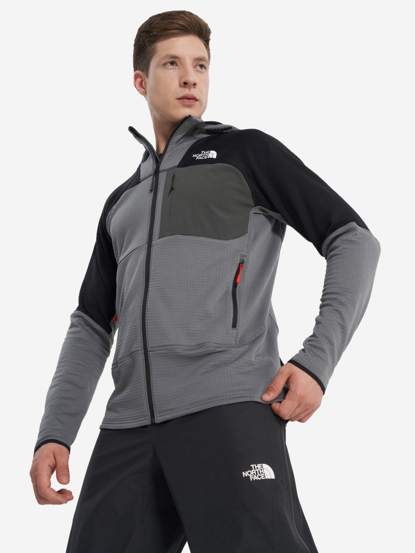 фото Толстовка мужская the north face stormgap powergrid, серый