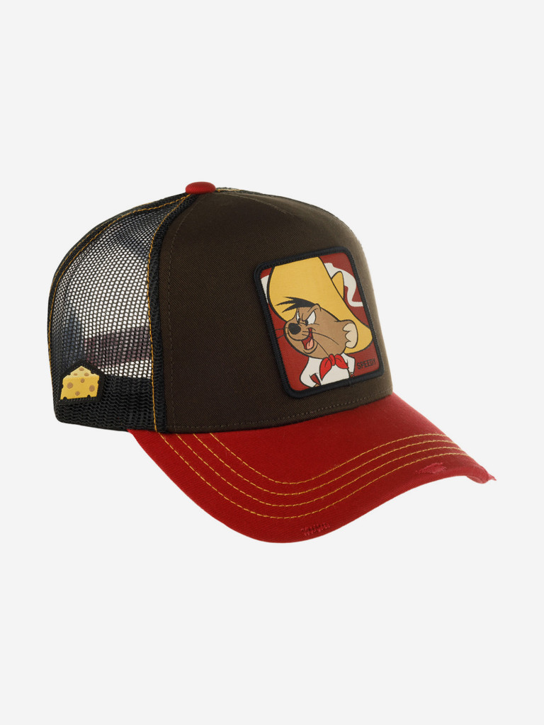 Бейсболка с сеточкой CAPSLAB CL/LOO10/1/CT/SPE Looney Tunes Speedy Gonzales (оливковый)