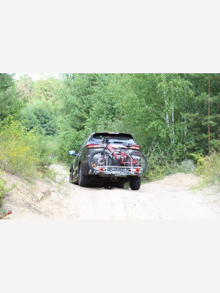 Автобагажник на фаркоп типа квадрат НА ФАРКОПЕ