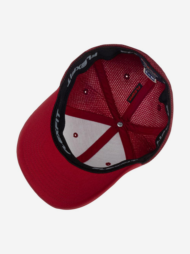 Бейсболка с сеточкой FLEXFIT 6533 (малиновый)
