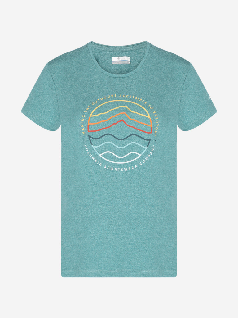 Футболка женская Columbia Sloan Ridge Graphic Ss Tee