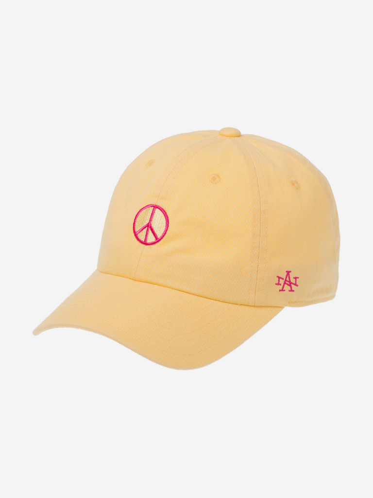 Бейсболка AMERICAN NEEDLE SMU674A-PEAC Peace Micro Slouch (желтый)