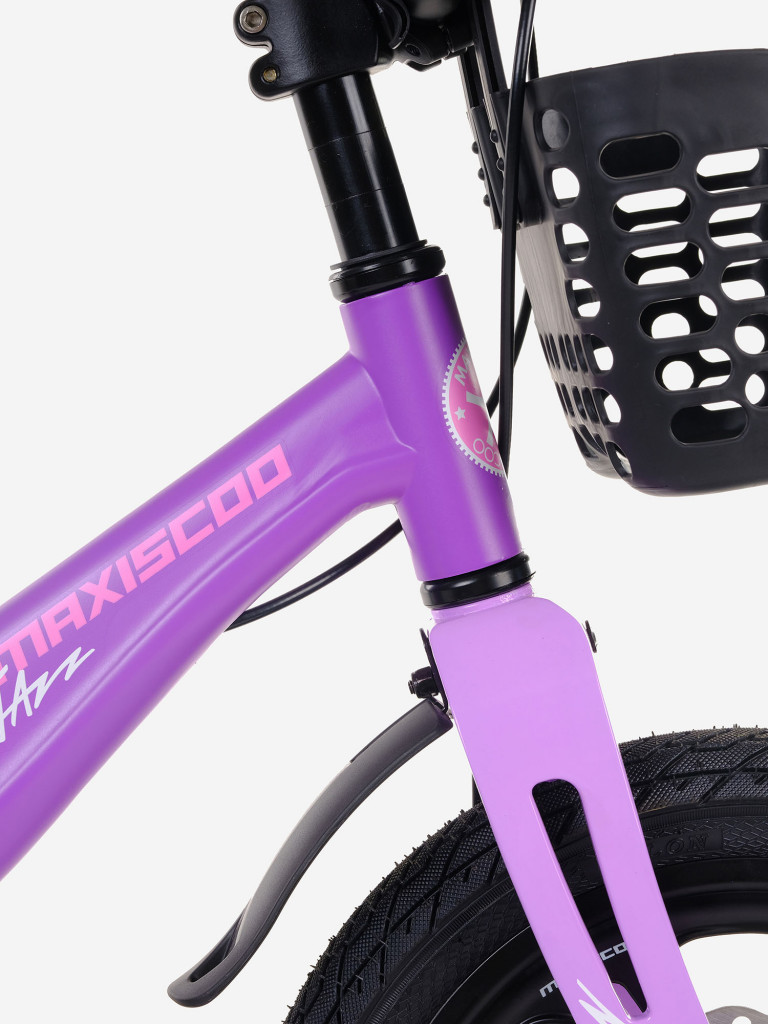 Велосипед Детский Maxiscoo JAZZ Pro 18'' Фиолетовый Матовый (2024)