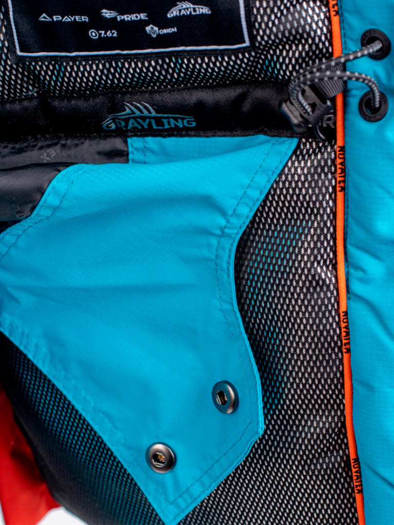 Костюм женский для рыбалки зимний -45, GRAYLING, Камчатка бирюзово-оранжевый