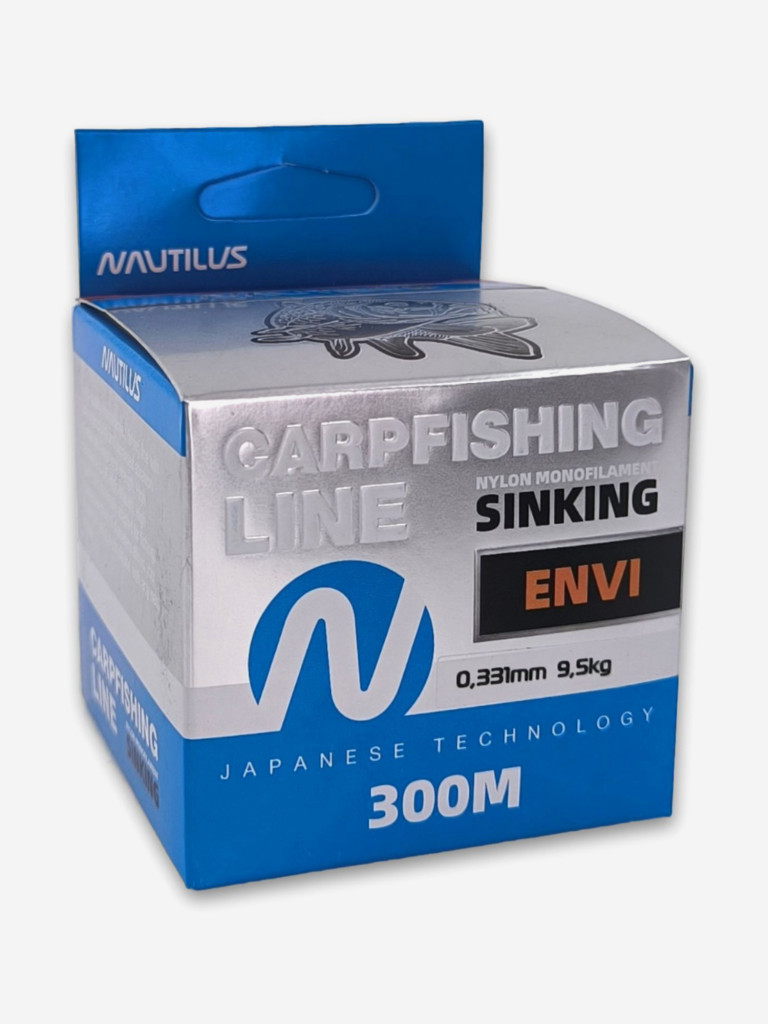 Леска карповая Nautilus ENVI 300м Fluoro Orange 0.331мм 9.5кг