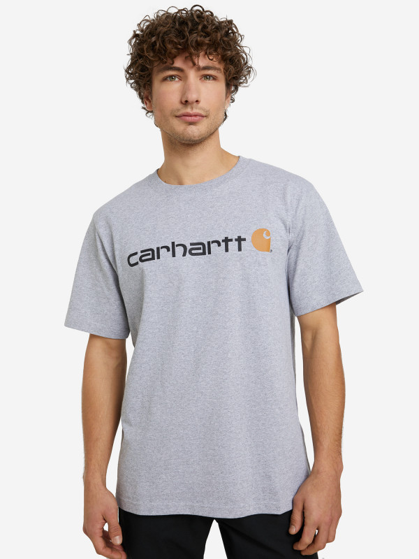 Футболка мужская Carhartt серый цвет — купить за 2999 руб. со скидкой 50 %, отзывы в интернет-магазине Спортмастер