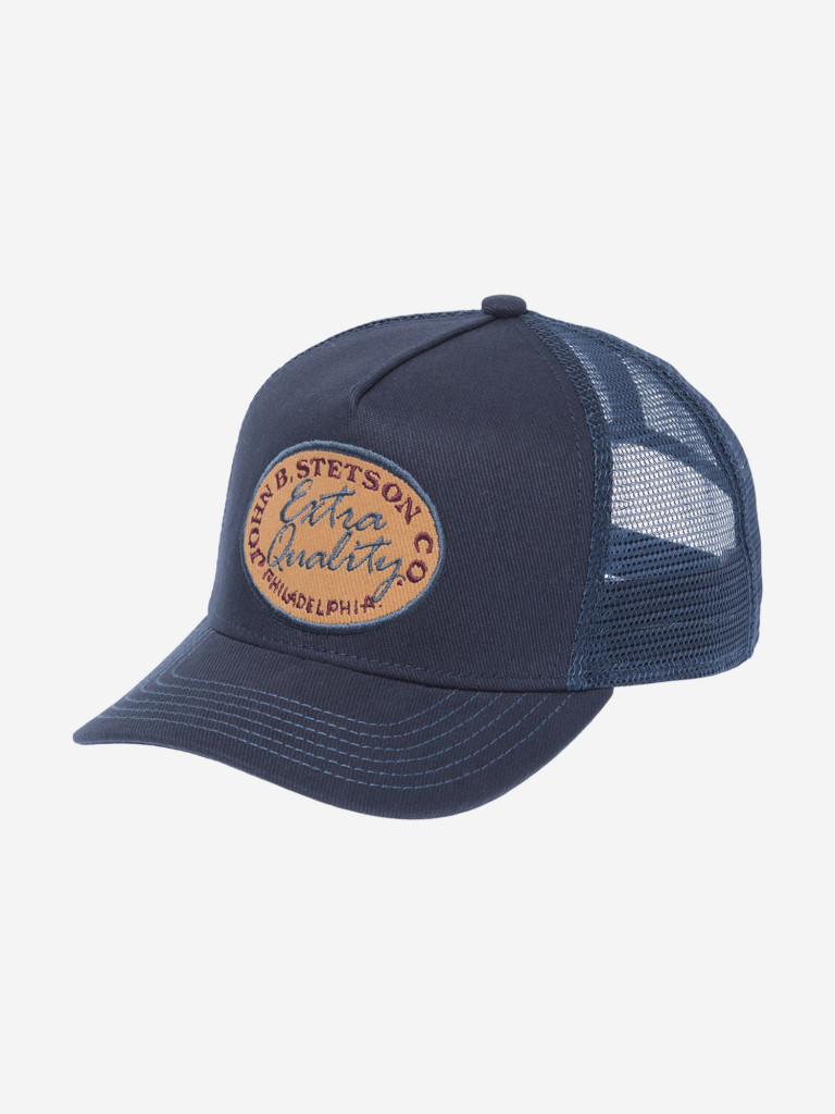 Бейсболка с сеточкой STETSON 7761132K TRUCKER CAP VINTAGE BRUSHED TWILL (синий)