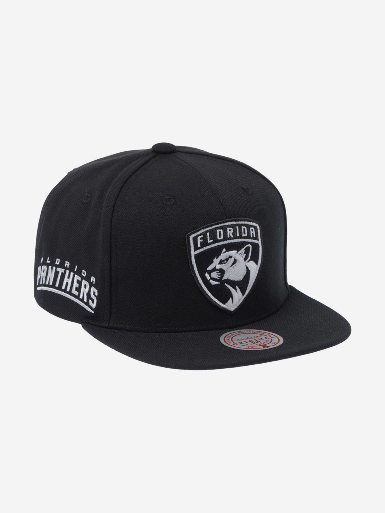 Бейсболка с прямым козырьком MITCHELL NESS HS8546-FPTBLCK Florida Panthers NHL