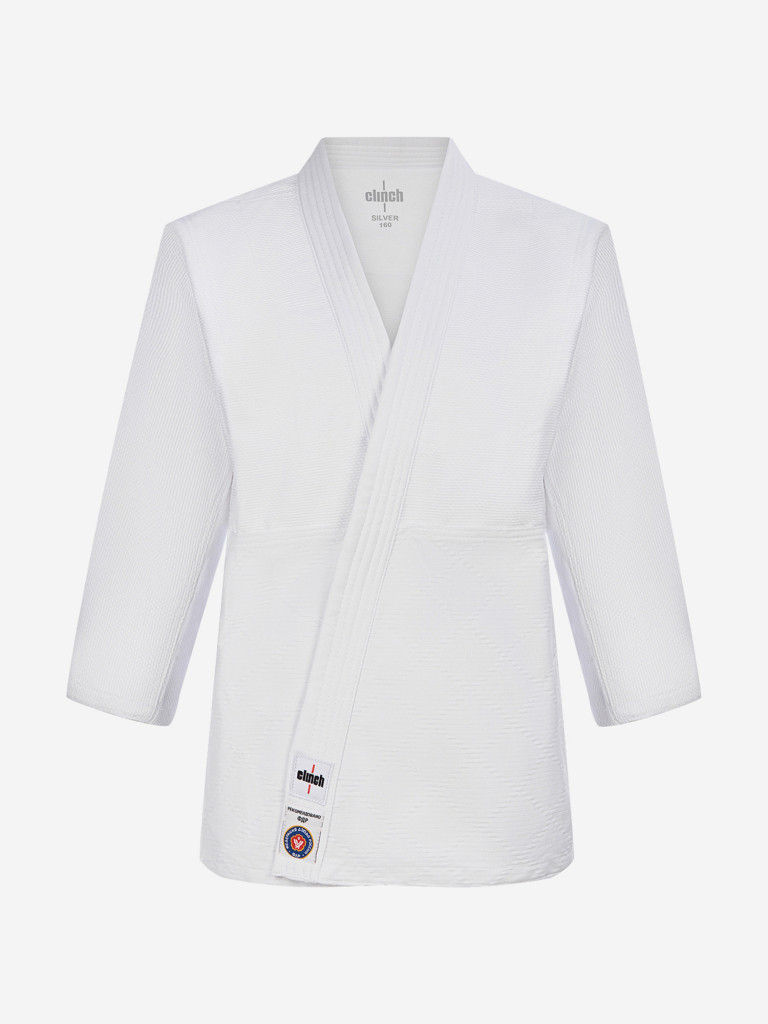 Кимоно для дзюдо Clinch Judo Silver FDR белое